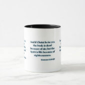 Proverbes 24:16 KJV Bible Écriture Mug à deux tons (Centre)
