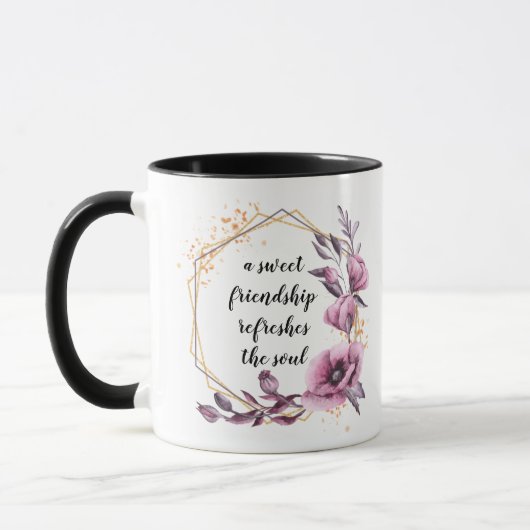 Proverbes 27:9 mug d'amitié (Gauche)