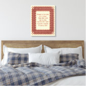 Proverbes 28:14 Écriture Biblique 2 Toile Décorée (Insitu(Chambre))