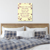 Proverbes 28:14 Écriture Biblique Toile Décorée (Insitu(Chambre))