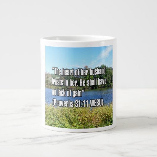 Proverbes 31:11 WEBU Mug (Devant)