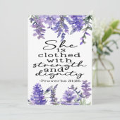 Proverbes 31:25 Carte d'encouragement (Debout devant)