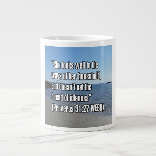 Proverbes 31:27 WEBU Mug (Devant)