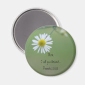 Proverbes 31:28 aimant (Recto/Verso)