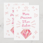 Proverbes 31 Carte Chrétienne Pour Fille (Devant / Derrière)