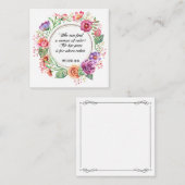 Proverbes 31 Femme de vaillance Rose Carte de note (Devant / Derrière)