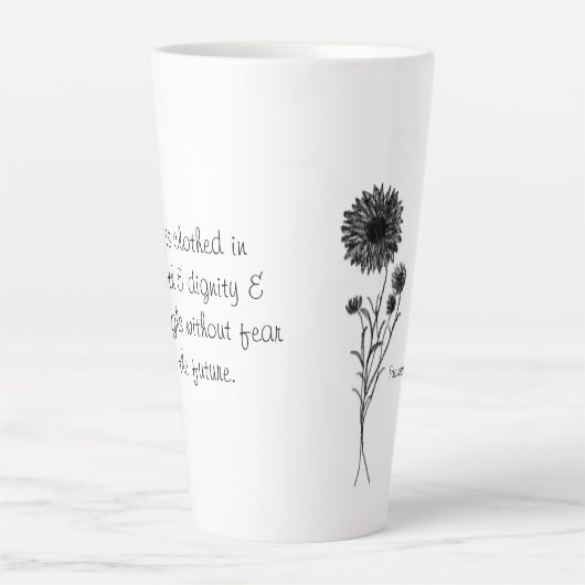 Proverbes 31 Latte Mug (Devant)