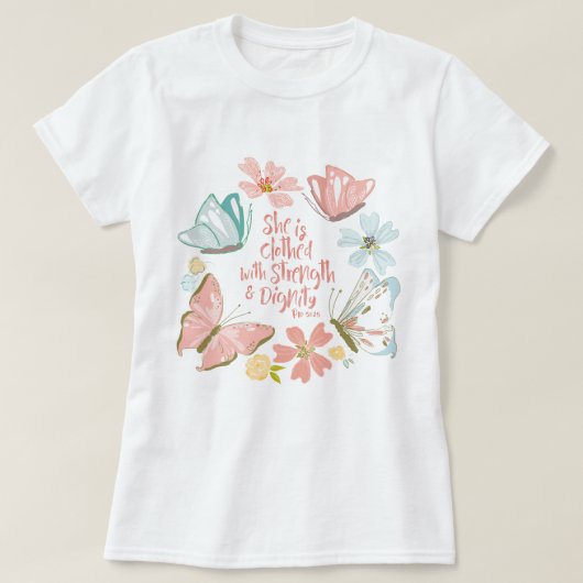 Proverbes 31 | T-shirt esthétique chrétienne moder (Design devant)