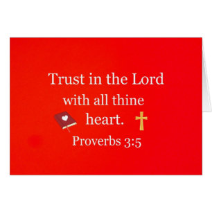 Proverbes 3:5