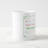 Proverbes 3:5,6 Jumbo Mug (Devant)