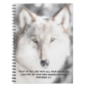 Proverbes 3:5 Cahier Loup
