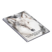 Proverbes 3:5 Carnet Wolf (Côté Droit)