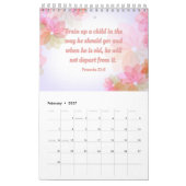 Proverbes Bible Versets Collection Wall Calendrier (Feb 2027)
