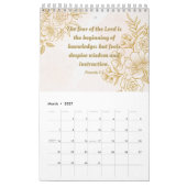 Proverbes Bible Versets Collection Wall Calendrier (Mar 2027)