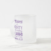 Proverbes de la fête des mères 31:25 Mug (Devant gauche)