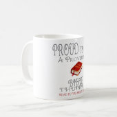 Proverbiële bijbelduim koffiemok (Voorkant links)