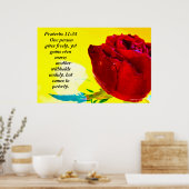 Proverbs 11:24 poster (Keuken)