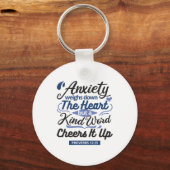 Proverbs 12:25 Bible Verse – Kind Word Art Sleutelhanger (Achterkant)