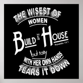 Proverbs 14:1-Poster Poster