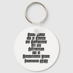 Proverbs 16:31 sleutelhanger