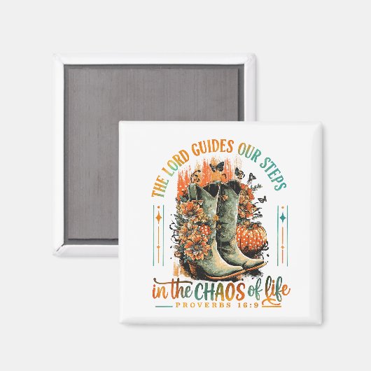 Proverbs 16:9 magneet (Voorkant / Achterkant)