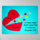 Proverbs 17:22 poster (Voorkant)