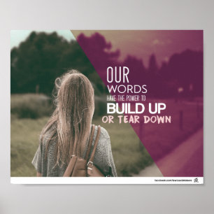 Proverbs 18:21 - De kracht van de tong Poster