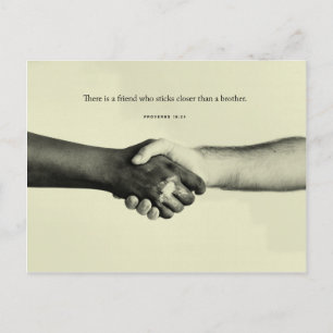 Proverbs 18:24 - Vriendschap Briefkaart