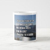 Proverbs 19:14 WEBU Mug Extra Grote Beker (Voorkant)
