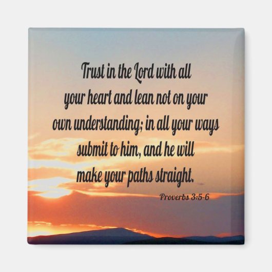 Proverbs 19:21 magneet (Voorkant)