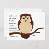 Proverbs 19:8 - Briefkaart (Voorkant / Achterkant)