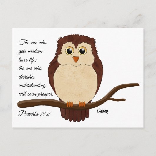 Proverbs 19:8 - Briefkaart (Voorkant)