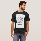 Proverbs 1:7| De angst van de Heer T-shirt (Voorkant volledig)