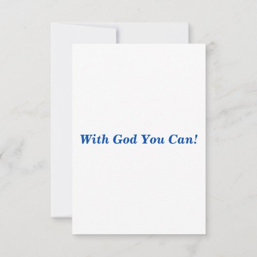 Proverbs 1:7 KJV Bijbelscriptgroet Kaart (Achterkant)