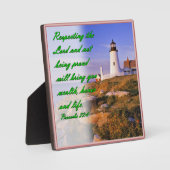 Proverbs 22:4 fotoplaat (Voorkant)