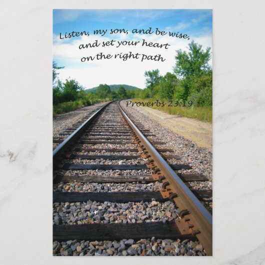 Proverbs 23:19 briefpapier (Voorkant)