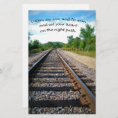 Proverbs 23:19 briefpapier (Voorkant / Achterkant)