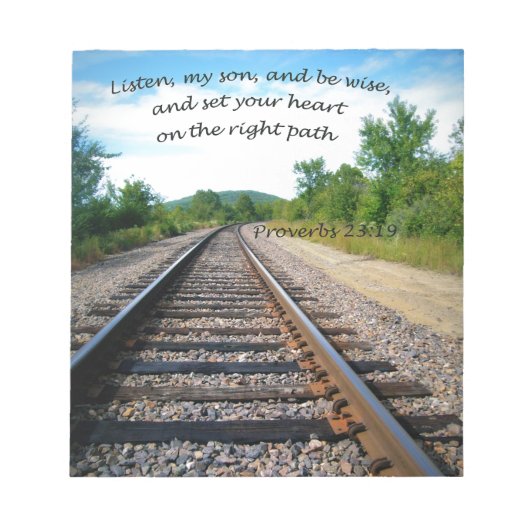 Proverbs 23:19 notitieblok (Voorkant)