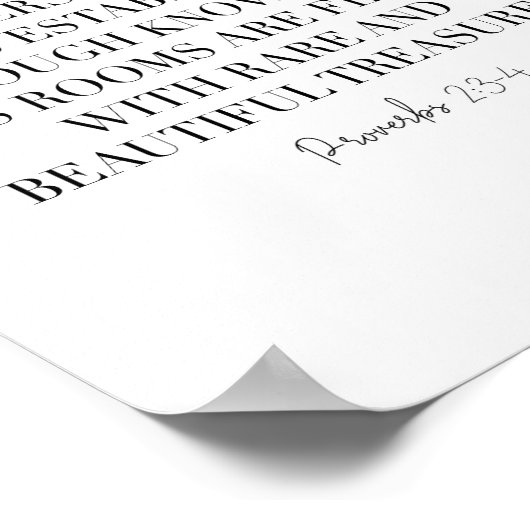 Proverbs 2:3-4 poster (Hoek)