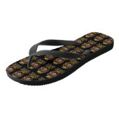 Proverbs 30:30 KJV Bijbelscripts Black Unisex Teenslippers (Schuin)