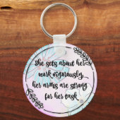 Proverbs 31:17 sleutelhanger (Voorkant)