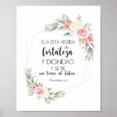 Proverbs 31 25 Póster Poster (Voorkant)