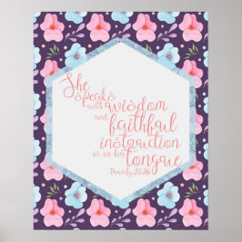 Proverbs 31:26 poster