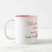 Proverbs 31:30 tweekleurige koffiemok (Links)