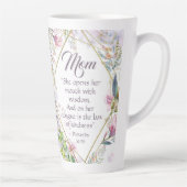 Proverbs 31 Bijbel Verse Christelijke Moederdag Gi Latte Mok (Rechts)