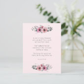 Proverbs 31 Briefkaart Bijbel Verse Flowers (Staand voorkant)