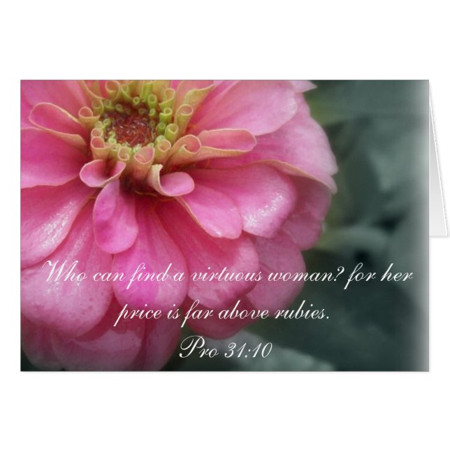 Proverbs 31 Collectie ~ Pro 31:10 (Voorkant Horizontaal)