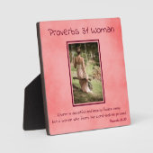Proverbs 31 Fotofoto Roze perkament Fotoplaat (Voorkant)