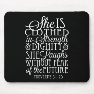 Proverbs 31 Gifts - Gedetailleerd in kracht en waa Muismat