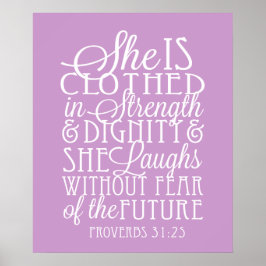 Proverbs 31 Gifts - Gedetailleerd in kracht en waa Poster